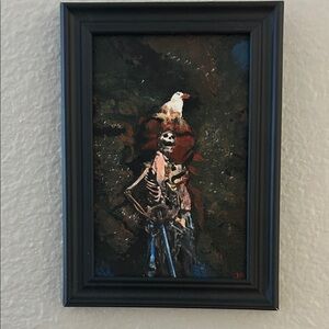 Pirates of the Caribbean Skeleton Pirate Framed Art